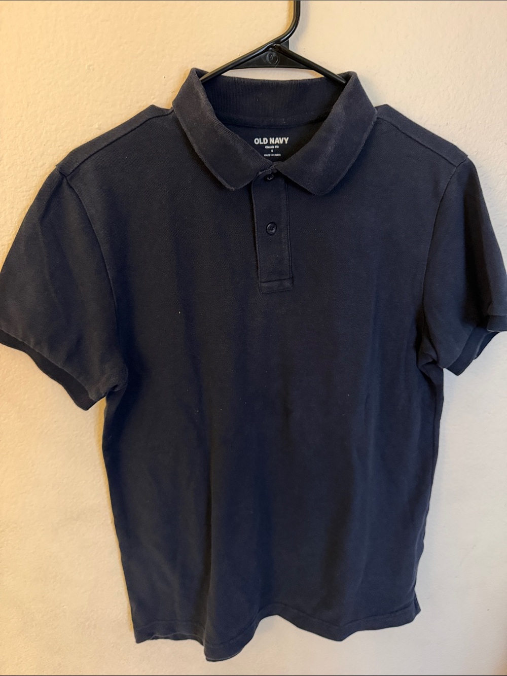 Old Navy Men Navy Short-Sleeve Polo